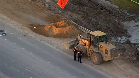 Worker killed at road construction site 